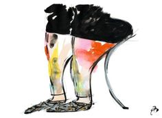 Rendez-vous SS14 sketch by Roger Vivier Bruno Frisoni.