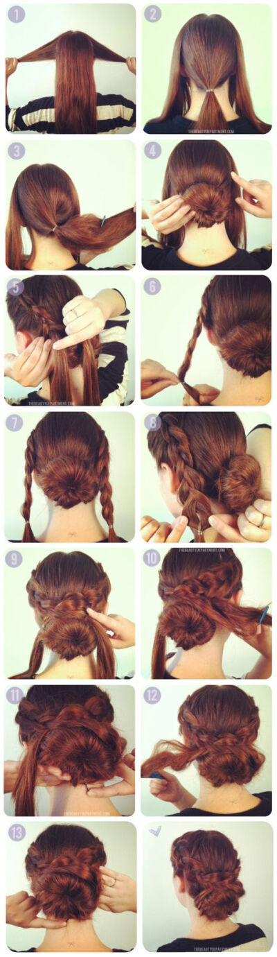 Double Braid Bun