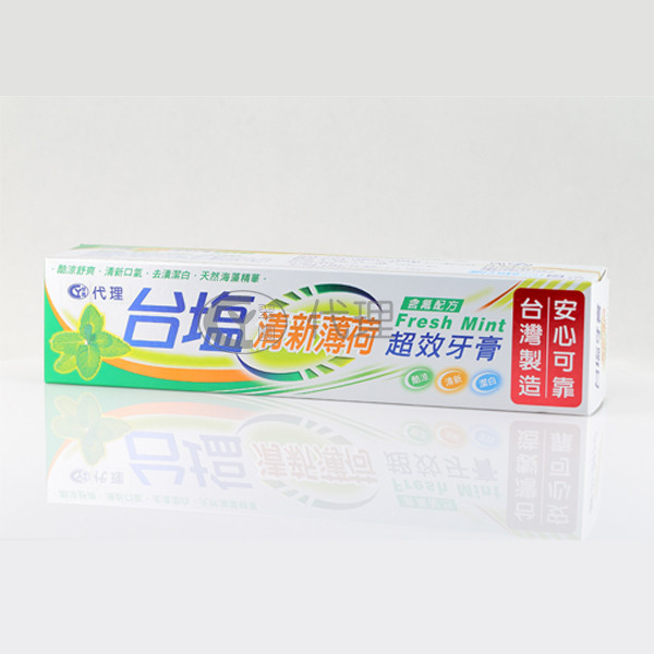 Taiyen/台盐 台盐清新薄荷超效牙膏 140g 长效保持口气清新 强化珐琅质