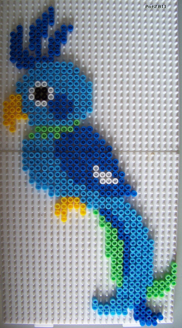 Vogel Bügelperlen Bird hama perler beads