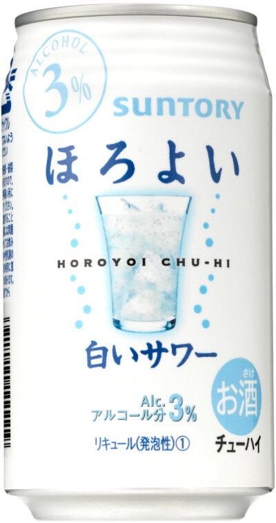 日本进口 三得利酒饮料 Suntory 微醉 ほろよい 白色沙瓦