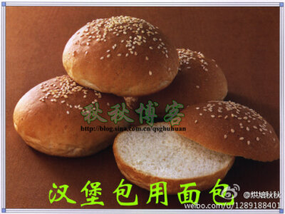 汉堡包用面包（Hamburger buns） 汉堡包是在1850年代，从德国的汉堡和美国相连的航线途中做出来的。长时间航海时食用的腌制肉或是熏肉，因为太硬难以咬动。因此就有船员将这些肉切碎与切碎的洋葱，面包屑混合烤…