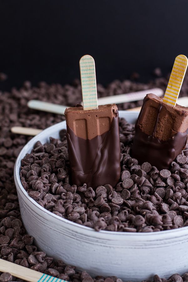 Chocolate Fudge Popsicles