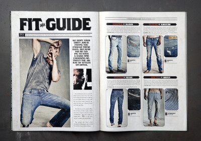 Diesel牛仔裤品牌画册板式设计-By Vasava