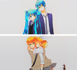 love art girl cute Cool anime japan japanese kawaii school boy pixiv vocaloid hatsune miku rin kaito miku seifuku gumi Kagamine Len school uniform hatsune IA kagamine len Kagamine Rin Meiko japanese s…