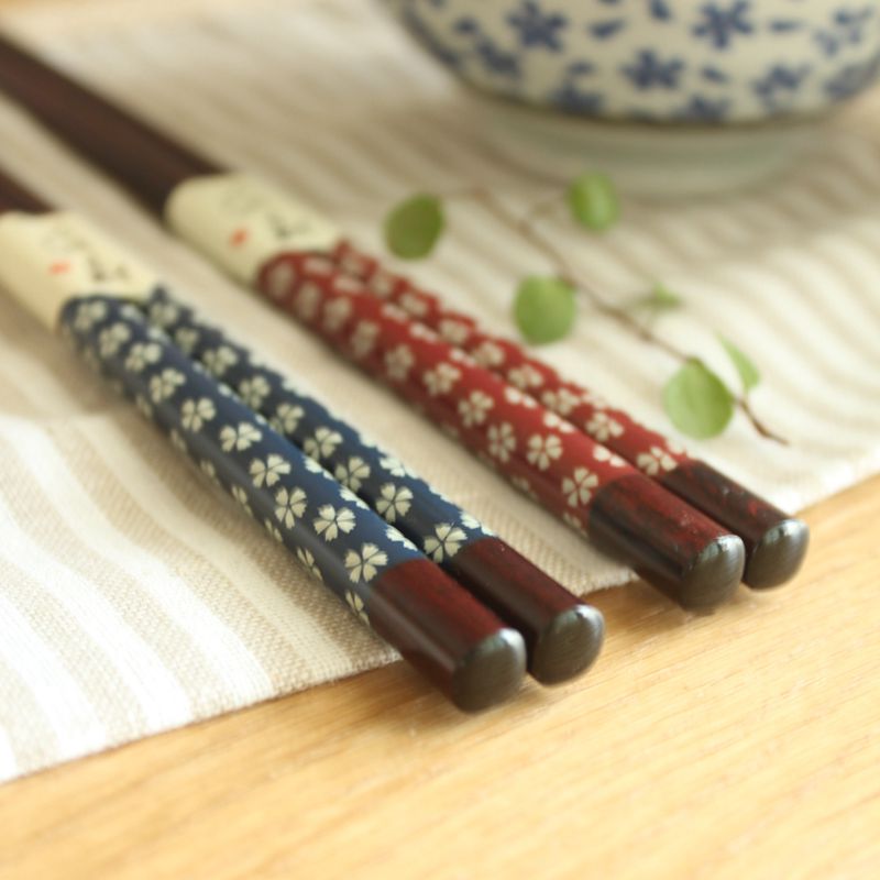 四月。樱花荷木筷子剪头实木木箸日式餐具厨房用品zakka