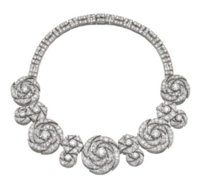 diamond necklace, Cartier, 1942