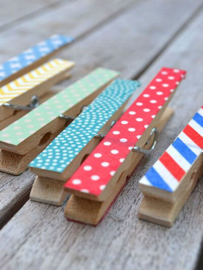 Washi Tape Clothespins http://www.ivillage.com/diy-washi-tape-crafts/7-a-544244