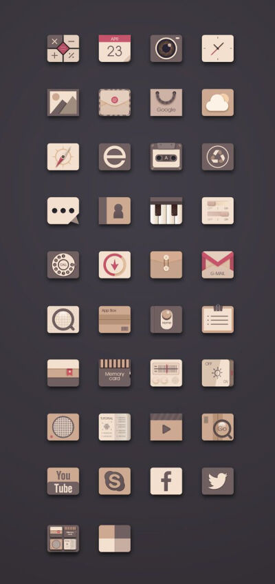 UI Icon Design by Kindesign