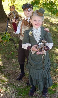 Steampunk kids! hehe