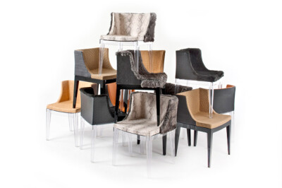 Image of Mademoiselle Chairs for Kartell by Philippe Starck + Lenny Kravitz