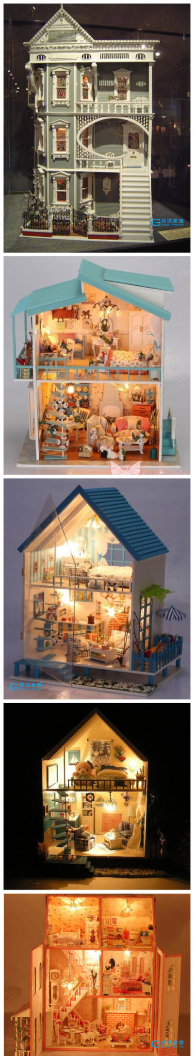 超级精致的袖珍dollhouse。