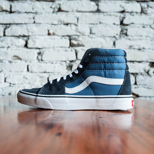 万斯鞋站 VANS SK8-HI 蓝白经典款休闲鞋滑板鞋明星同款男鞋