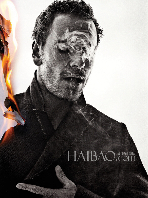 迈克尔·法斯宾德 (Michael Fassbender) 登《Interview》杂志2012年2月刊，摄影师Sebastian Kim掌镜