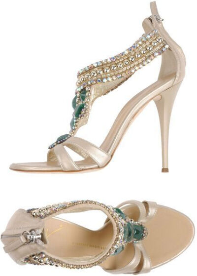 Giuseppe Zanotti champagne sandals