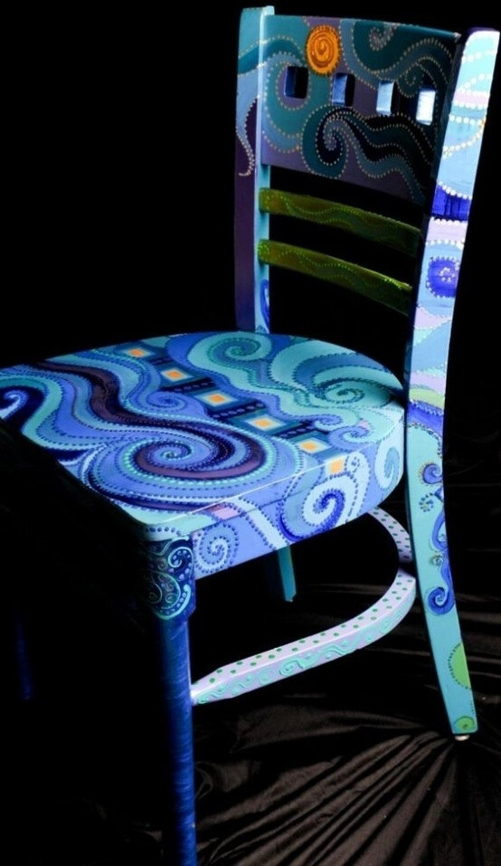 zentangle chair by Oli-Pop