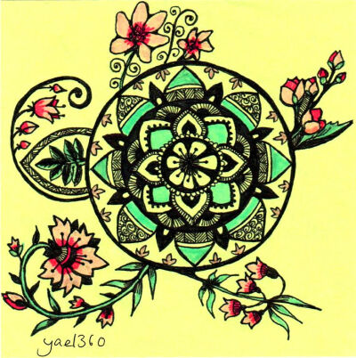 Art Nouveau Mandala by yael360.deviantart.com on @deviantART