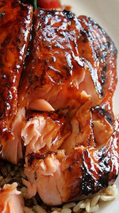 Salmon-Honey Teriyaki