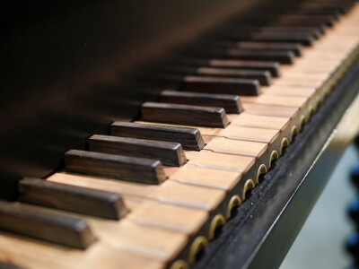 Harpsichord keys by blaahhi, via Flickr