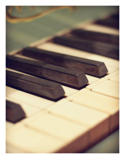 vintage piano