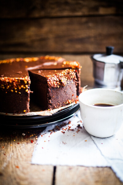 Chocolate espresso cheesecake