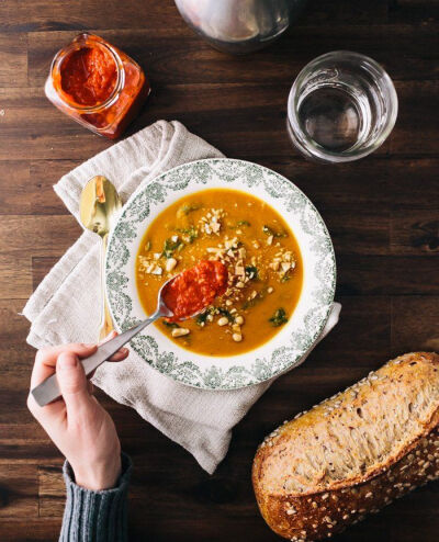 Sweet Potato Soup / A Couple Cooks