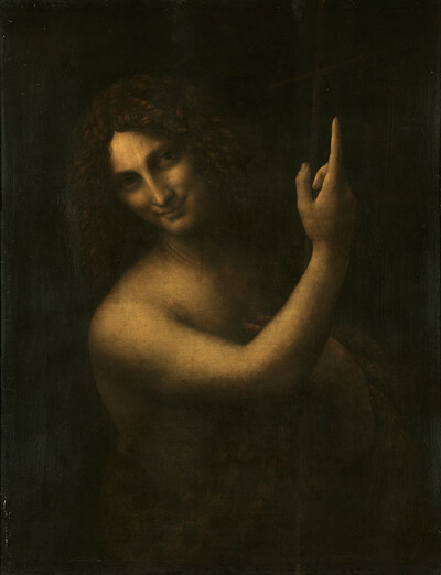 施洗者聖約翰 St. John the Baptist作 者：達文西 Leonardo Da Vinci法國巴黎羅浮宮 Musee du Louvre, Paris