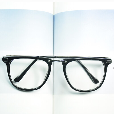 柠檬镜金属文艺复古方形眼镜框男女款近视镜架大框潮款