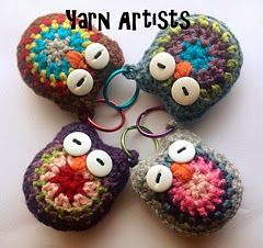 Free Owl Crochet Keychain Pattern