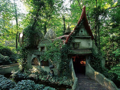7.荷兰的森林小屋，这个魔法色彩好浓