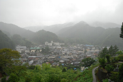 高知县梼原町，实际上就是个山中小镇