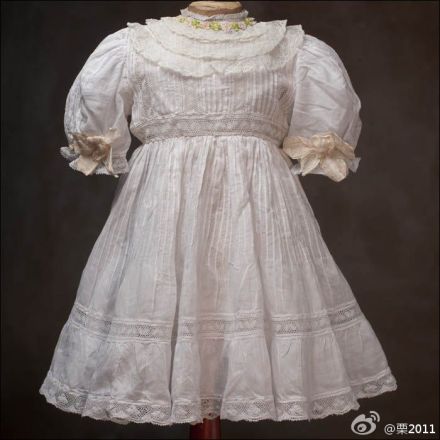 #vintage# 属于古董娃娃的doll dress。