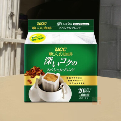 新到货日本UCC 滤挂式职人咖啡 深度品味特调浓郁型店长推荐