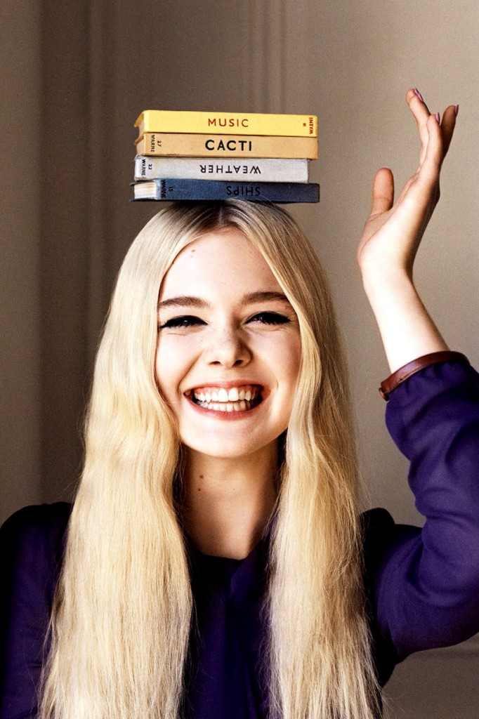 艾丽·范宁 (Elle Fanning) 登上《Vogue》英国版2014年6月刊