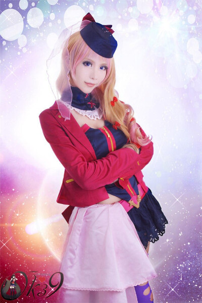 雪露歌手服Cosplay 《超时空要塞F剧场版》 欣赏