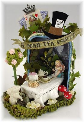 Trash to Treasure Art: Alice's Tea Party- Altered Altoid Tin