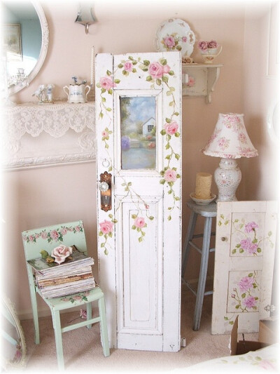 Cottage door painting Kimberly Ryan