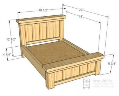 Doll Farmhouse Bed