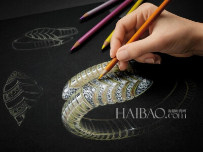 宝格丽 (Bulgari) Serpenti系列珠宝玫瑰金手镯