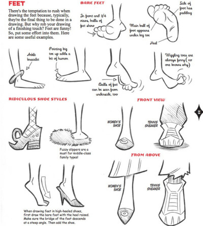 RETRO FEET | cartoon cool how to draw new retro style characters watson guptill