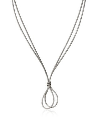 Argento Vivo Silver Lasso Rope Necklace