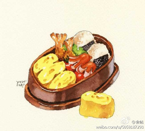 和风食物的味道｜来自日本插画家大崎吉之（Yoshiyuki Osaki ），熟悉的风味，扑面而来