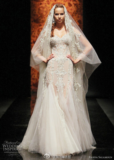 Randa Salamoun Couture Fall/Couture collection.华丽的金丝银线。