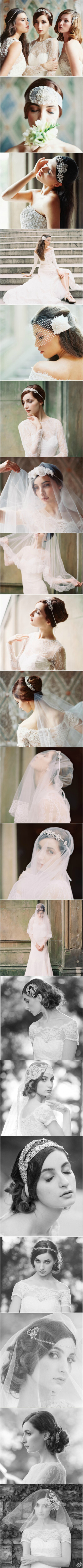 【Enchanted Atelier FW 2014 】设计师Liv Hart创建的Enchanted Atelier专为搭配婚纱而设计头饰等配件，各式各样的珍珠，晶莹剔透的水晶，充满梦幻的薄纱，还有浪漫的绸缎和丝绸，带来了自然清新，优雅甜美的梦幻风…