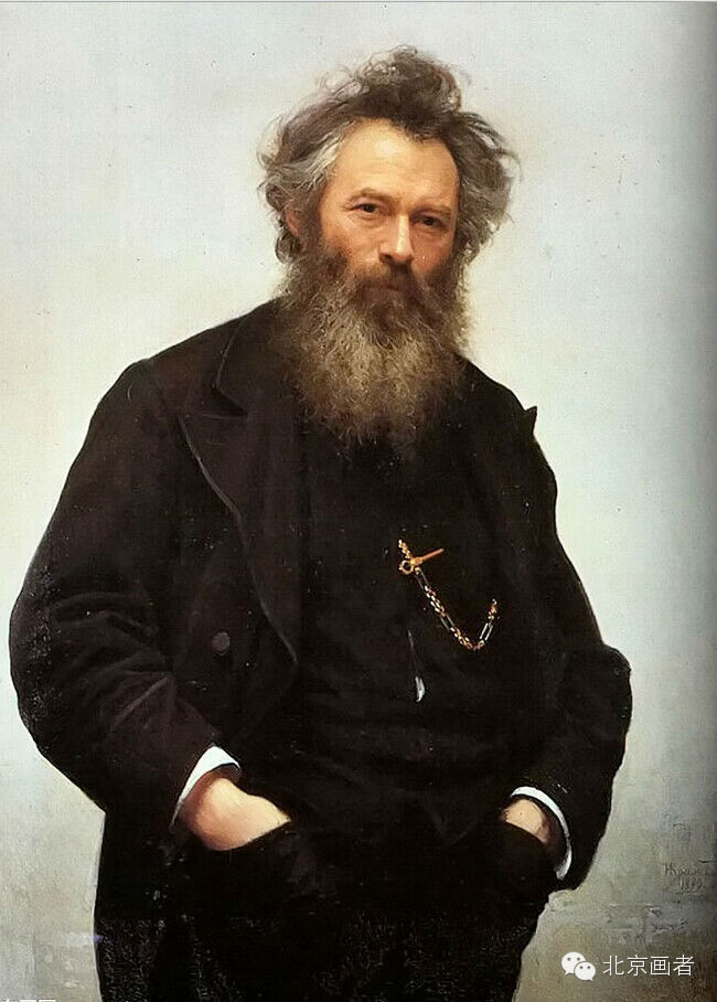 克拉姆斯柯依（Ivan Kramskoi 1837—1887)）俄罗斯著名油画家，十九世纪俄罗斯巡回展览画派发起人、组织者，美术评论家。他是俄罗斯艺术史上的重要人物，是独立艺术组织（包括巡回展览画派和圣彼得堡艺术家组织）的创始人和精神领袖。列宾是他的学生。