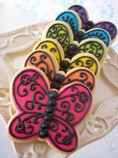 butterfly cookies