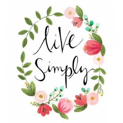 live simply