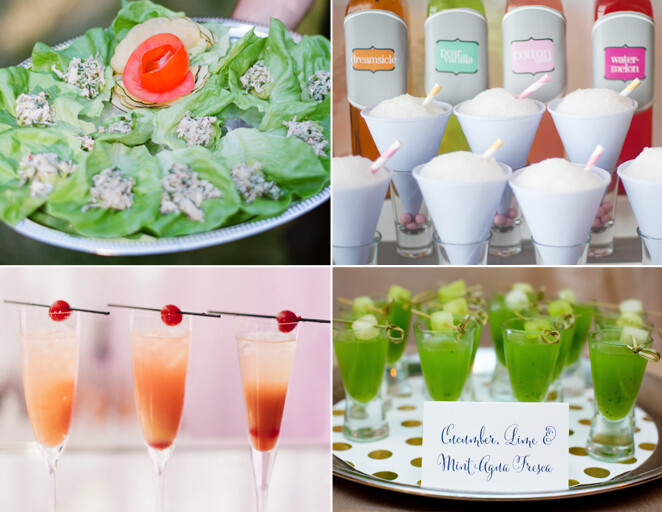 summer wedding catering trends, wedding food and drink, wedding menu trends