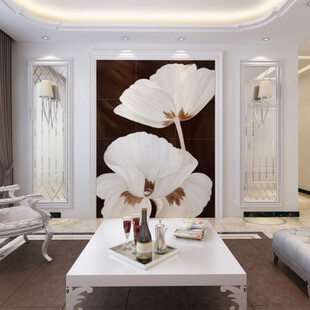 犀鸟玄关瓷砖背景墙欧式客厅电视背景墙瓷砖现代简约仿古砖墙砖