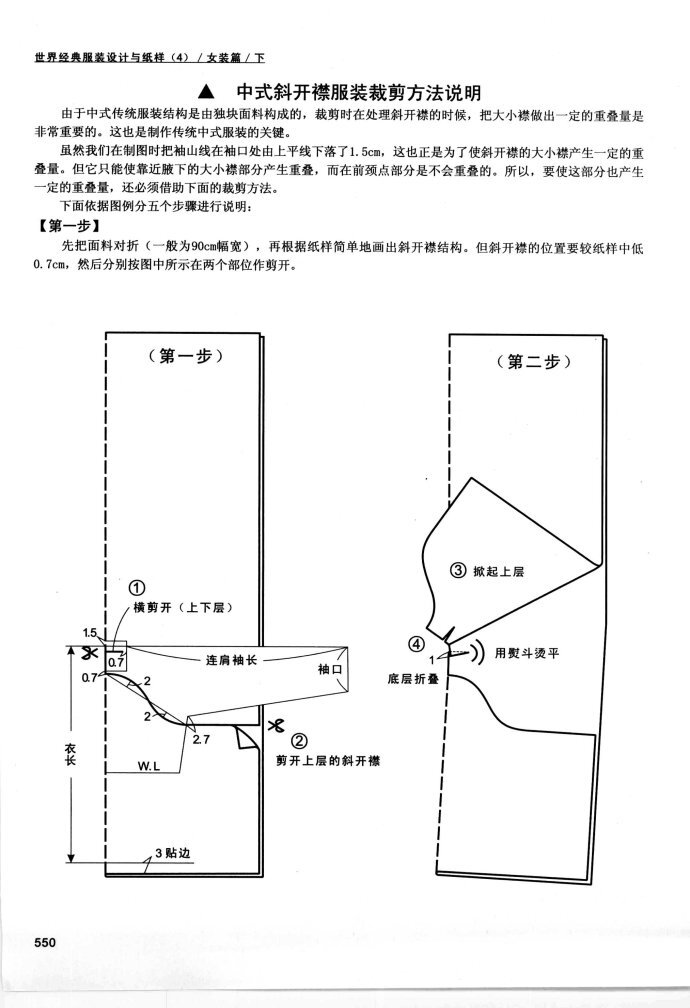 [转载]女装之--中式服装的设计与纸样